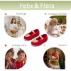 imageFelix ampamp Flora Toddler Flower Girl Dress Shoes  Girl Ballet Flats Party School Shoes WeddingBf12red