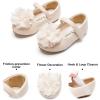 imageFelix ampamp Flora Toddler Flower Girl Dress Shoes  Girl Ballet Flats Party School Shoes WeddingBu319beige