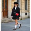 imageFelix ampamp Flora Toddler Girl Mary Jane Dress Shoes  Ballet Flats for Girl Party School ShoesB421black