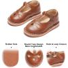 imageFelix ampamp Flora Toddler Girl Mary Jane Dress Shoes  Ballet Flats for Girl Party School ShoesB421brown