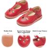 imageFelix ampamp Flora Toddler Girl Mary Jane Dress Shoes  Ballet Flats for Girl Party School ShoesB421red