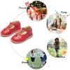 imageFelix ampamp Flora Toddler Girl Mary Jane Dress Shoes  Ballet Flats for Girl Party School ShoesB421red