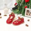 imageFelix ampamp Flora Toddler Girl Mary Jane Dress Shoes  Ballet Flats for Girl Party School ShoesB421red