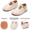 imageFelix ampamp Flora Toddler Girl Mary Jane Dress Shoes  Ballet Flats for Girl Party School ShoesB422beige