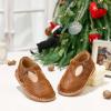 imageFelix ampamp Flora Toddler Girl Mary Jane Dress Shoes  Ballet Flats for Girl Party School ShoesB422brown