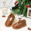 imageFelix ampamp Flora Toddler Girl Mary Jane Dress Shoes  Ballet Flats for Girl Party School ShoesB422brown