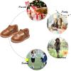 imageFelix ampamp Flora Toddler Girl Mary Jane Dress Shoes  Ballet Flats for Girl Party School ShoesB422brown