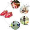 imageFelix ampamp Flora Toddler Girl Mary Jane Dress Shoes  Ballet Flats for Girl Party School ShoesB422red