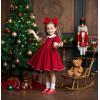 imageFelix ampamp Flora Toddler Girl Mary Jane Dress Shoes  Ballet Flats for Girl Party School ShoesB422red