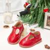 imageFelix ampamp Flora Toddler Girl Mary Jane Dress Shoes  Ballet Flats for Girl Party School ShoesB422red