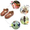 imageFelix ampamp Flora Toddler Little Girl Flat Oxfords Dress Shoes  Mary Jane Princess for Girl Party School ShoesB396brown