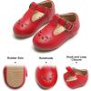 imageFelix ampamp Flora Toddler Little Girl Flat Oxfords Dress Shoes  Mary Jane Princess for Girl Party School ShoesB396red