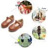 imageFelix ampamp Flora Toddler Little Girl Flat Oxfords Dress Shoes  Mary Jane Princess for Girl Party School ShoesB397brown