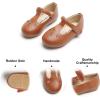 imageFelix ampamp Flora Toddler Little Girl Flat Oxfords Dress Shoes  Mary Jane Princess for Girl Party School ShoesB397brown
