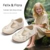 imageFelix ampamp Flora Toddler Little Girl Flat Oxfords Dress Shoes  Mary Jane Princess for Girl Party School ShoesB414beige