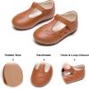 imageFelix ampamp Flora Toddler Little Girl Flat Oxfords Dress Shoes  Mary Jane Princess for Girl Party School ShoesB414brown