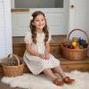 imageFelix ampamp Flora Toddler Little Girl Flat Oxfords Dress Shoes  Mary Jane Princess for Girl Party School ShoesB415brown