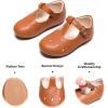 imageFelix ampamp Flora Toddler Little Girl Flat Oxfords Dress Shoes  Mary Jane Princess for Girl Party School ShoesB415brown