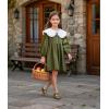 imageFelix ampamp Flora Toddler Little Girl Flat Oxfords Dress Shoes  Mary Jane Princess for Girl Party School ShoesB415green
