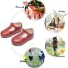 imageFelix ampamp Flora Toddler Little Girl Flat Oxfords Dress Shoes  Mary Jane Princess for Girl Party School ShoesB415red