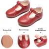 imageFelix ampamp Flora Toddler Little Girl Flat Oxfords Dress Shoes  Mary Jane Princess for Girl Party School ShoesB415red