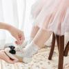 imageFelix ampamp Flora Toddler Little Girl Flat Oxfords Dress Shoes  Mary Jane Princess for Girl Party School ShoesB416white