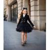imageFelix ampamp Flora Toddler Little Girl Flat Oxfords Dress Shoes  Mary Jane Princess for Girl Party School ShoesB419black