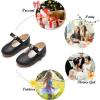 imageFelix ampamp Flora Toddler Little Girl Flat Oxfords Dress Shoes  Mary Jane Princess for Girl Party School ShoesB419black