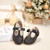 imageFelix ampamp Flora Toddler Little Girl Flat Oxfords Dress Shoes  Mary Jane Princess for Girl Party School ShoesB419black