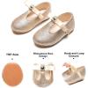 imageFelix ampamp Flora Toddler Little Girl Flat Oxfords Dress Shoes  Mary Jane Princess for Girl Party School ShoesB419gold