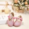imageFelix ampamp Flora Toddler Little Girl Flat Oxfords Dress Shoes  Mary Jane Princess for Girl Party School ShoesB419light Pink