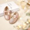 imageFelix ampamp Flora Toddler Little Girl Flat Oxfords Dress Shoes  Mary Jane Princess for Girl Party School ShoesB419rose Gold