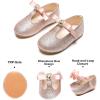 imageFelix ampamp Flora Toddler Little Girl Flat Oxfords Dress Shoes  Mary Jane Princess for Girl Party School ShoesB419rose Gold