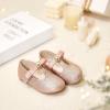 imageFelix ampamp Flora Toddler Little Girl Flat Oxfords Dress Shoes  Mary Jane Princess for Girl Party School ShoesB419rose Gold
