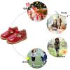 imageFelix ampamp Flora Toddler Little Girl Mary Jane Dress Shoes  Ballet Flats for Easter Flower Girl Party School ShoesB345red
