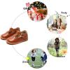 imageFelix ampamp Flora Toddler Little Girl Mary Jane Dress Shoes  Ballet Flats for Easter Flower Girl Party School ShoesB348brown