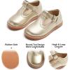imageFelix ampamp Flora Toddler Little Girl Mary Jane Dress Shoes  Ballet Flats for Easter Flower Girl Party School ShoesB348gold