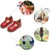 imageFelix ampamp Flora Toddler Little Girl Mary Jane Dress Shoes  Ballet Flats for Easter Flower Girl Party School ShoesB395red