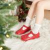 imageFelix ampamp Flora Toddler Little Girl Mary Jane Dress Shoes  Ballet Flats for Easter Flower Girl Party School ShoesB395red