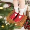 imageFelix ampamp Flora Toddler Little Girl Mary Jane Dress Shoes  Ballet Flats for Easter Flower Girl Party School ShoesB395red