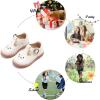 imageFelix ampamp Flora Toddler Little Girl Mary Jane Dress Shoes  Ballet Flats for Girl Party School ShoesB366beige