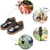 imageFelix ampamp Flora Toddler Little Girl Mary Jane Dress Shoes  Ballet Flats for Girl Party School ShoesB366black