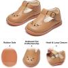 imageFelix ampamp Flora Toddler Little Girl Mary Jane Dress Shoes  Ballet Flats for Girl Party School ShoesB366camel