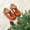 imageFelix ampamp Flora Toddler Little Girl Mary Jane Dress Shoes  Ballet Flats for Girl Party School ShoesB366dark Brown