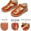 imageFelix ampamp Flora Toddler Little Girl Mary Jane Dress Shoes  Ballet Flats for Girl Party School ShoesB366dark Brown