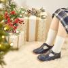 imageFelix ampamp Flora Toddler Little Girl Mary Jane Dress Shoes  Ballet Flats for Girl Party School ShoesB366navy Blue