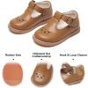 imageFelix ampamp Flora Toddler Little Girl Mary Jane Dress Shoes  Ballet Flats for Girl Party School ShoesB366oxford Brown