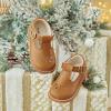 imageFelix ampamp Flora Toddler Little Girl Mary Jane Dress Shoes  Ballet Flats for Girl Party School ShoesB366oxford Brown