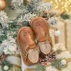 imageFelix ampamp Flora Toddler Little Girl Mary Jane Dress Shoes  Ballet Flats for Girl Party School ShoesB366retro Brown