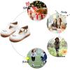 imageFelix ampamp Flora Toddler Little Girl Mary Jane Dress Shoes  Ballet Flats for Girl Party School ShoesB366white